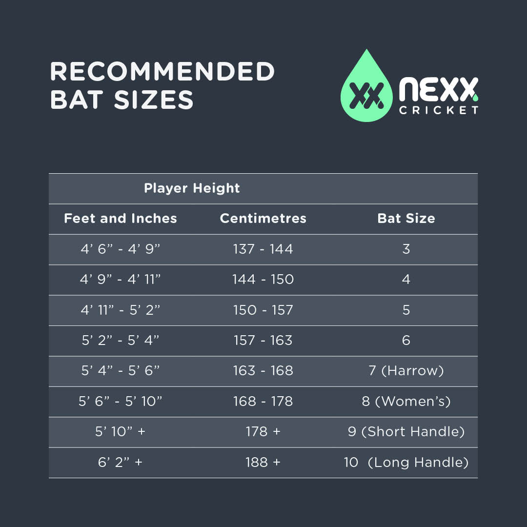 What size cricket bat do women and girls need? – NEXX Cricket